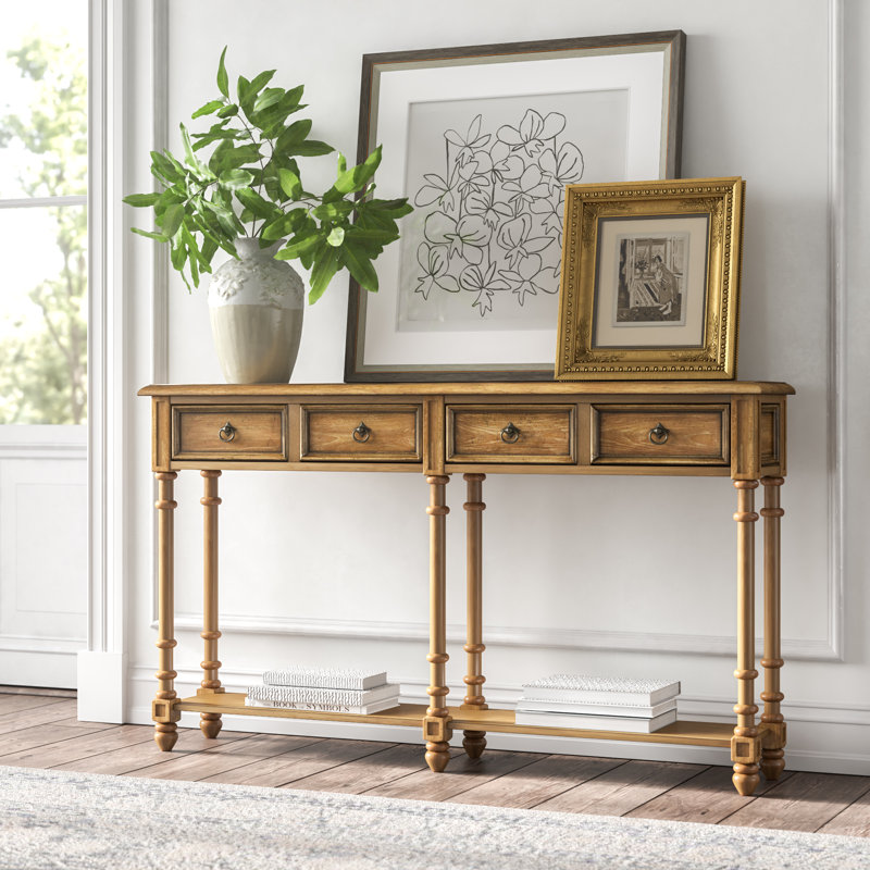 Kelly Clarkson Home Belichick 58" Solid Wood Console Table & Reviews
